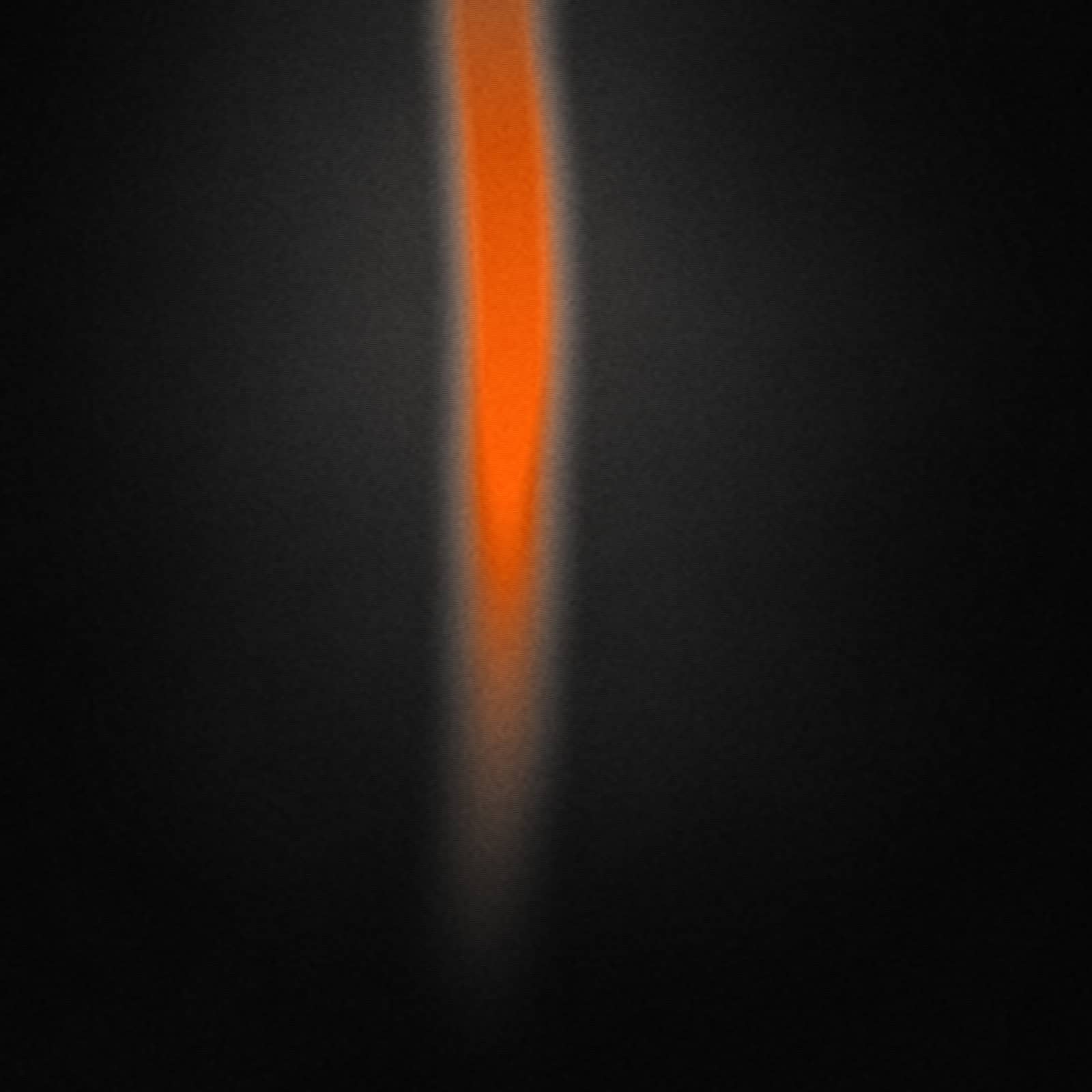 Kohl — cover artwork. A single vertical band of burnt orange across deep black.